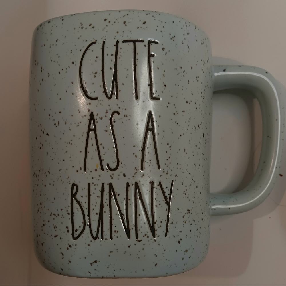 New Rae Dunn "Cute as a Bunny" Mug